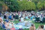 Park Audience in Grass